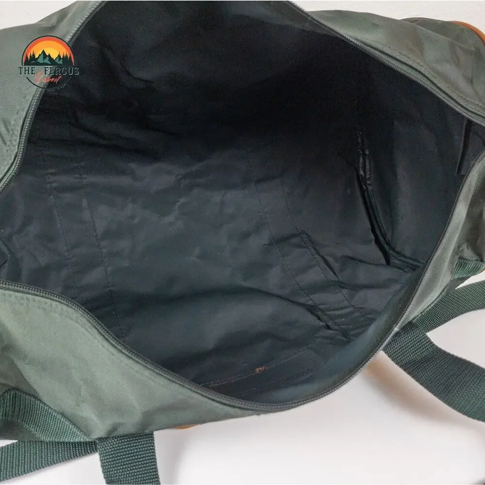 Pierre Cardin Travel Duffle & Messenger Bag Leather Handles Rare Vintage Preppy